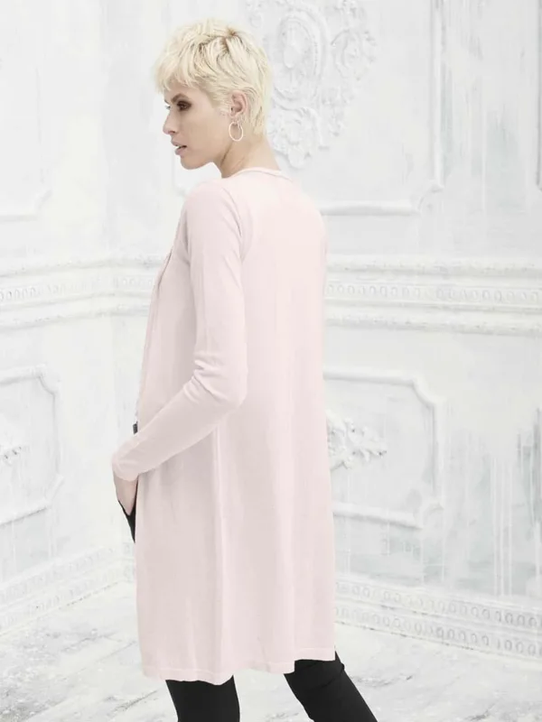 Cardigan lungo donna basic PiumaCotton - immagine 12