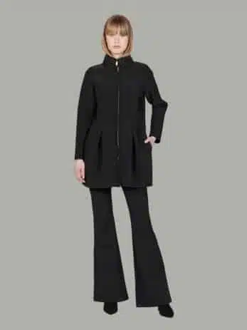 Cappottino donna elegante in neoprene