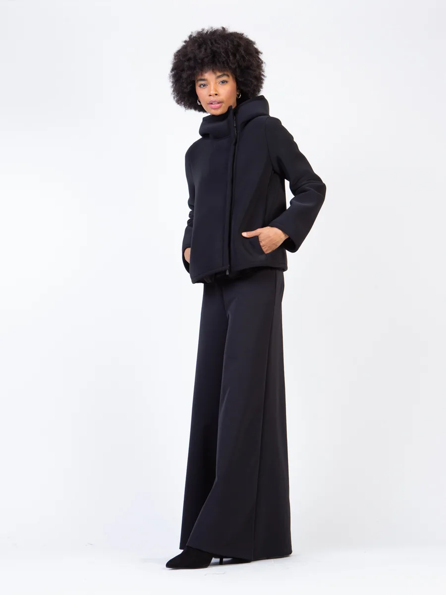 Giubbotto neoprene imbottito donna con cappuccio TechnoWinter