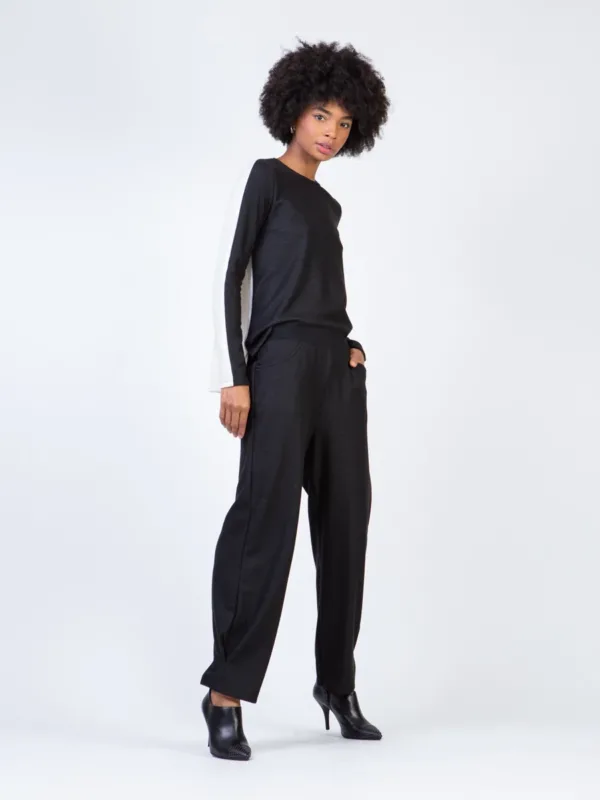 Maglioncino donna elegante bicolor SoftTouch